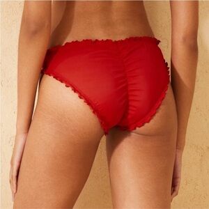 Women's Ruffle Cheeky Bikini
Bottom - Shade & Shore red new 🆕